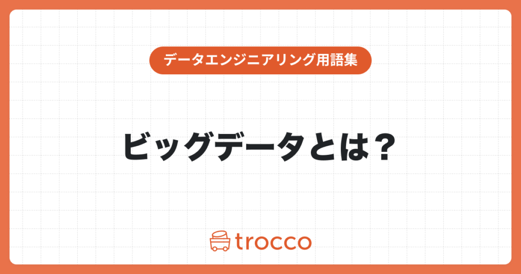 ビッグデータとは？